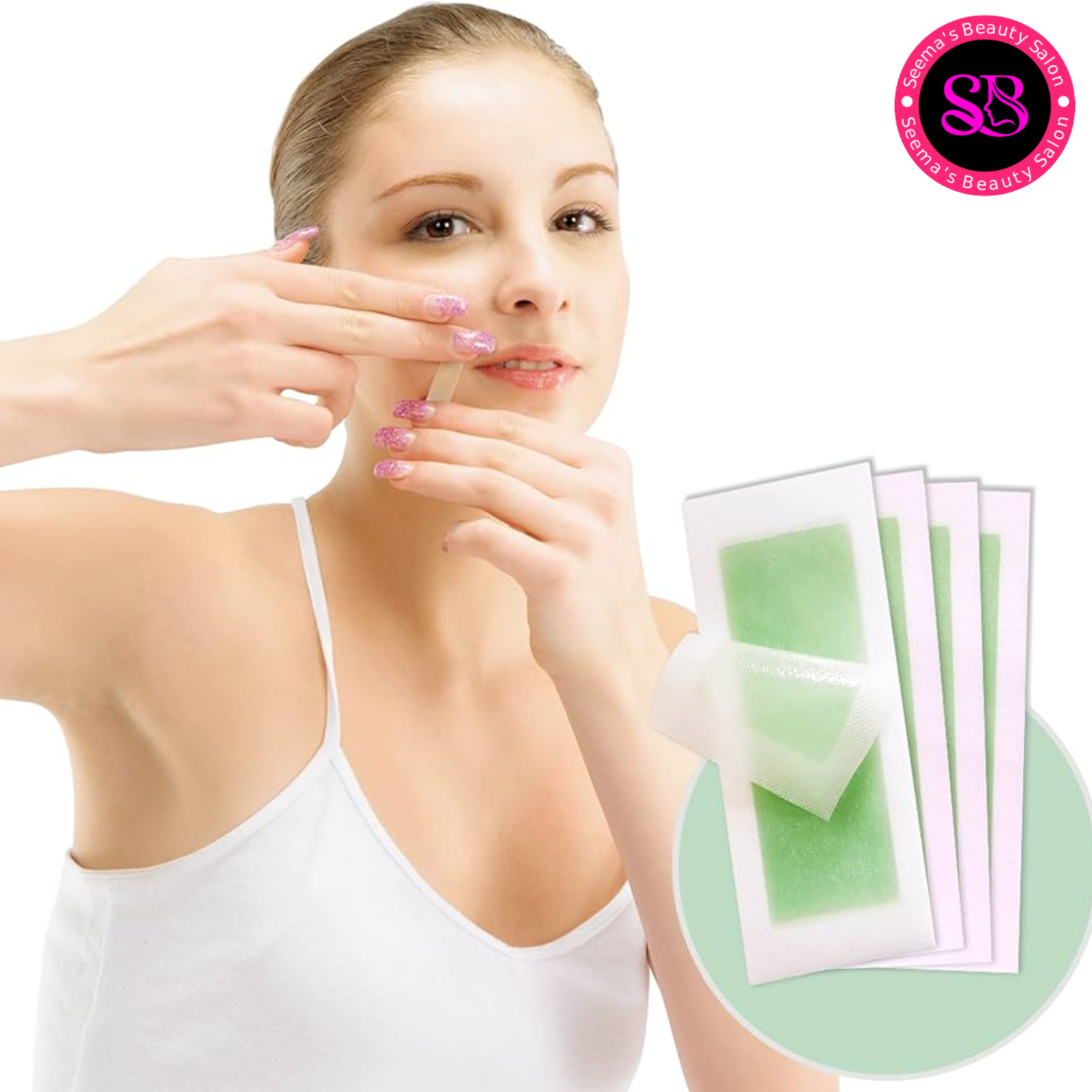 upper lips strip waxing